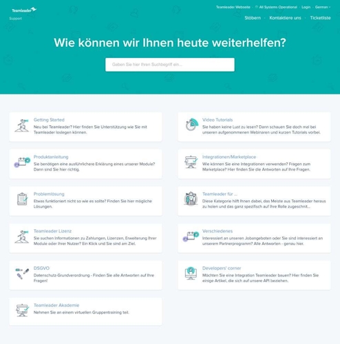 HQ Blog Teamleader Support System DE 3