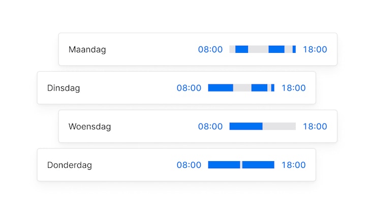 BE NL Tijdregistratie voor elke taak of vergadering