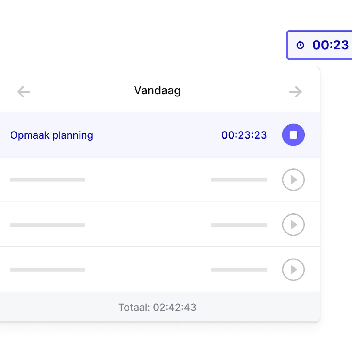 NL NL Tijd registreren