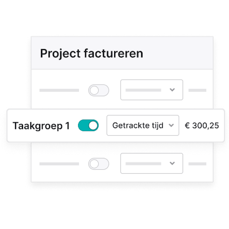 BE NL Invoicing In A Project