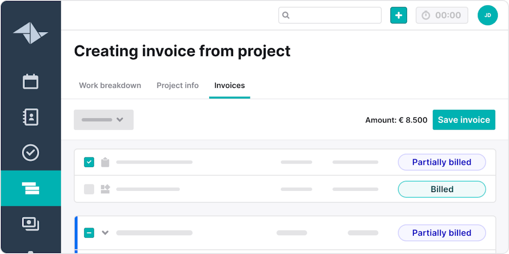Creating invoices