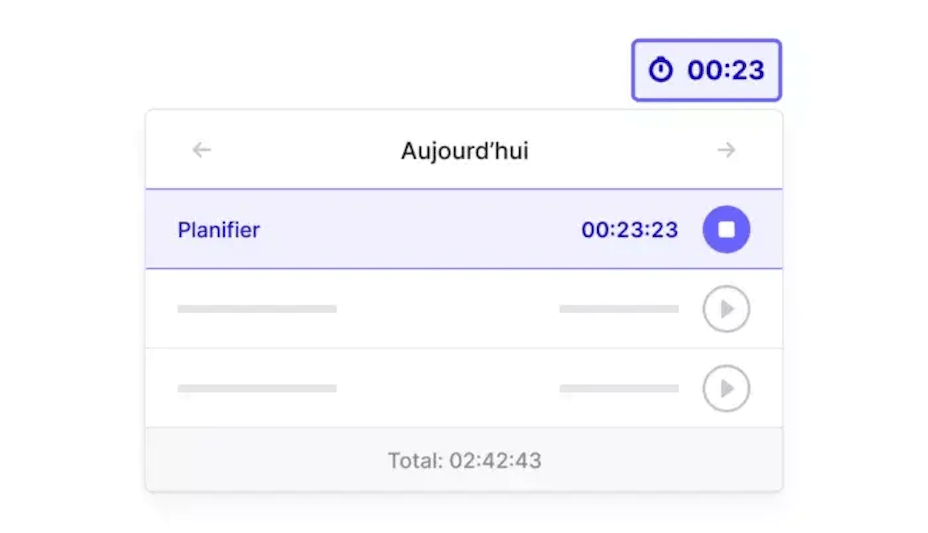 FR FR Registreer nauwgezet met de Time Tracker