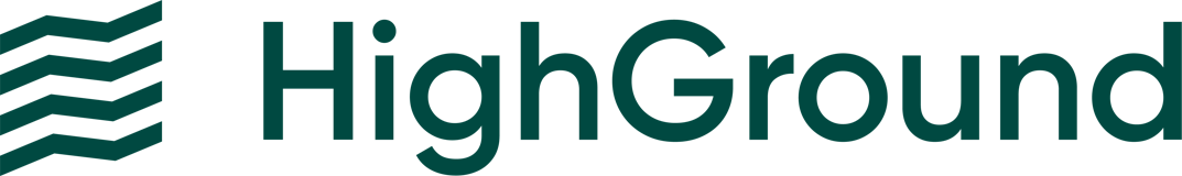 High Ground Logo Forrest Green CMYK